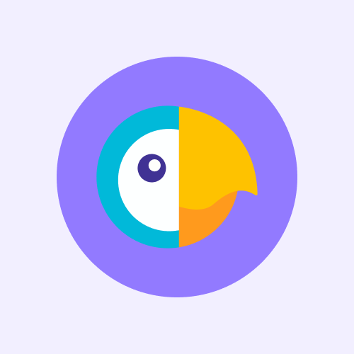 Logo of the Kids Space app. Click on this thumbnail to view the motion graphic project.