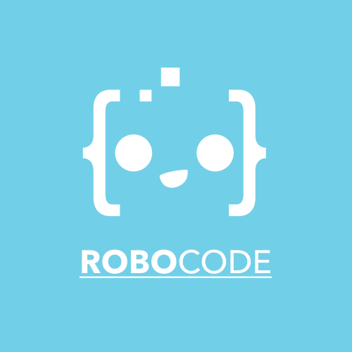 Image of the RoboCode logo, a motion graphic for the UX project RoboCode. Click on this thumbnail to view the motion graphic project.
