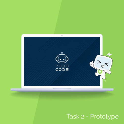 Vector laptop mockup of the project. Click the image to access the Task 2 prototype of this project on Figma.